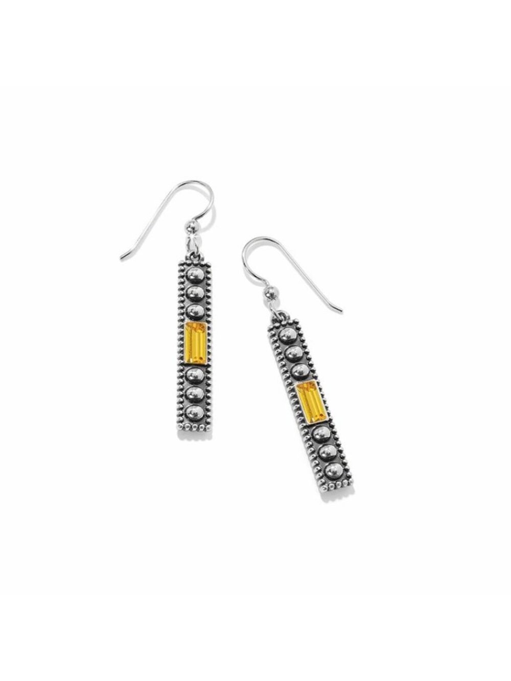 Brighton  Pretty Tough Gem French Wire Earrings  $52 Topaz NWT  JA999C